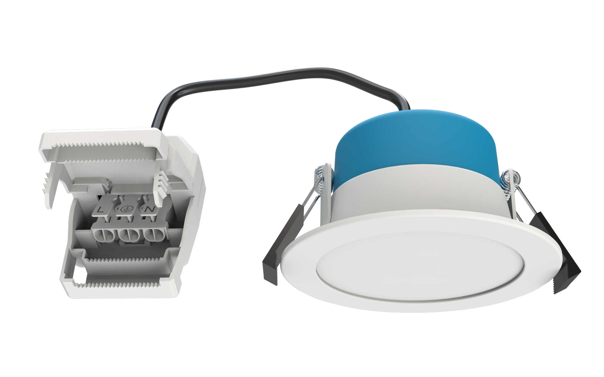 Neptune 2 - Power adjustable 4w,6w,8w CCT LED Fire rated downlight